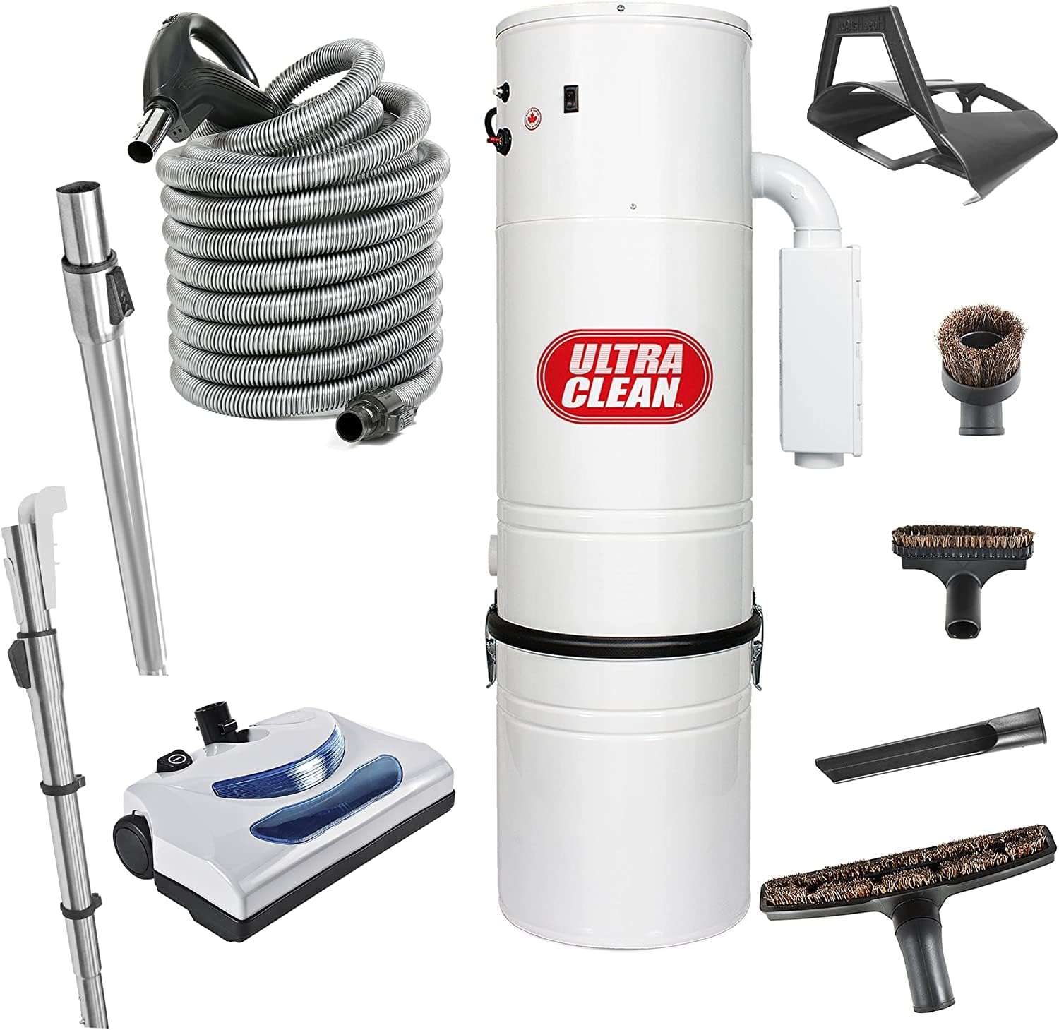 Ultra Clean Central Vacuum Package, Tangential Bypass Motor up to 7