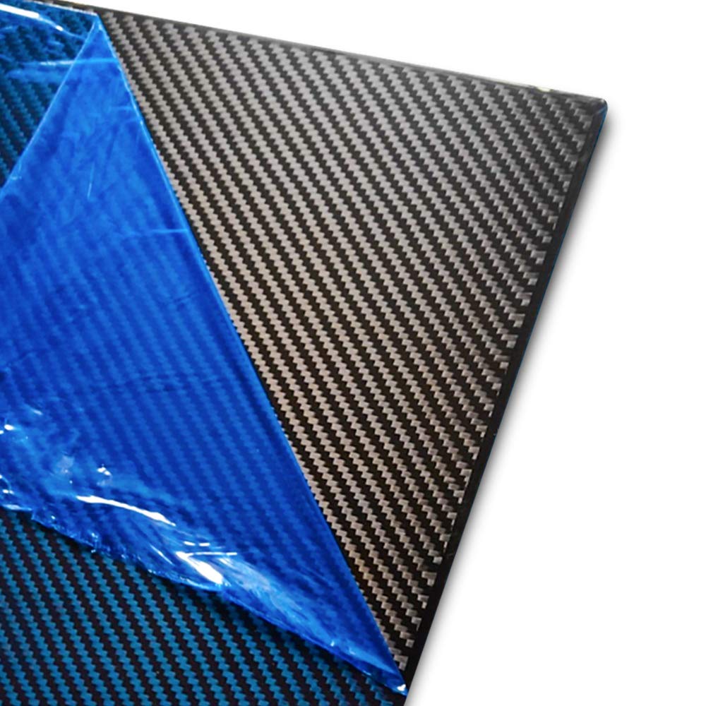 200 X 300 X 1 MM Carbon Fiber Sheets 100% 3K Twill Matte Carbon Fiber Plate