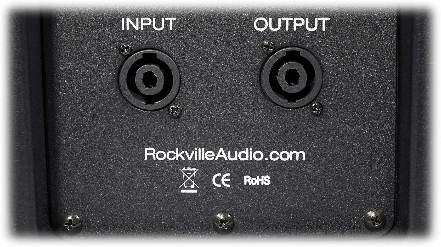 2 Rockville SPGN108 10 Passive 800W DJ PA Speakers ABS Lightweight Cabinet 8ohm