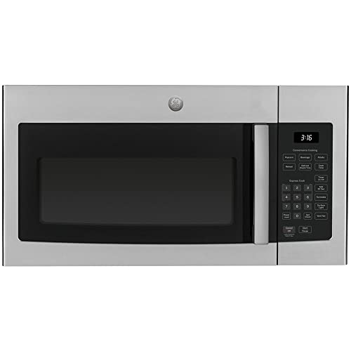 GE JVM3160 1.6 Cu. Ft. Over-the-Range Microwave Oven Bundle with Premium 2 YR CPS Enhanced Protection Pack