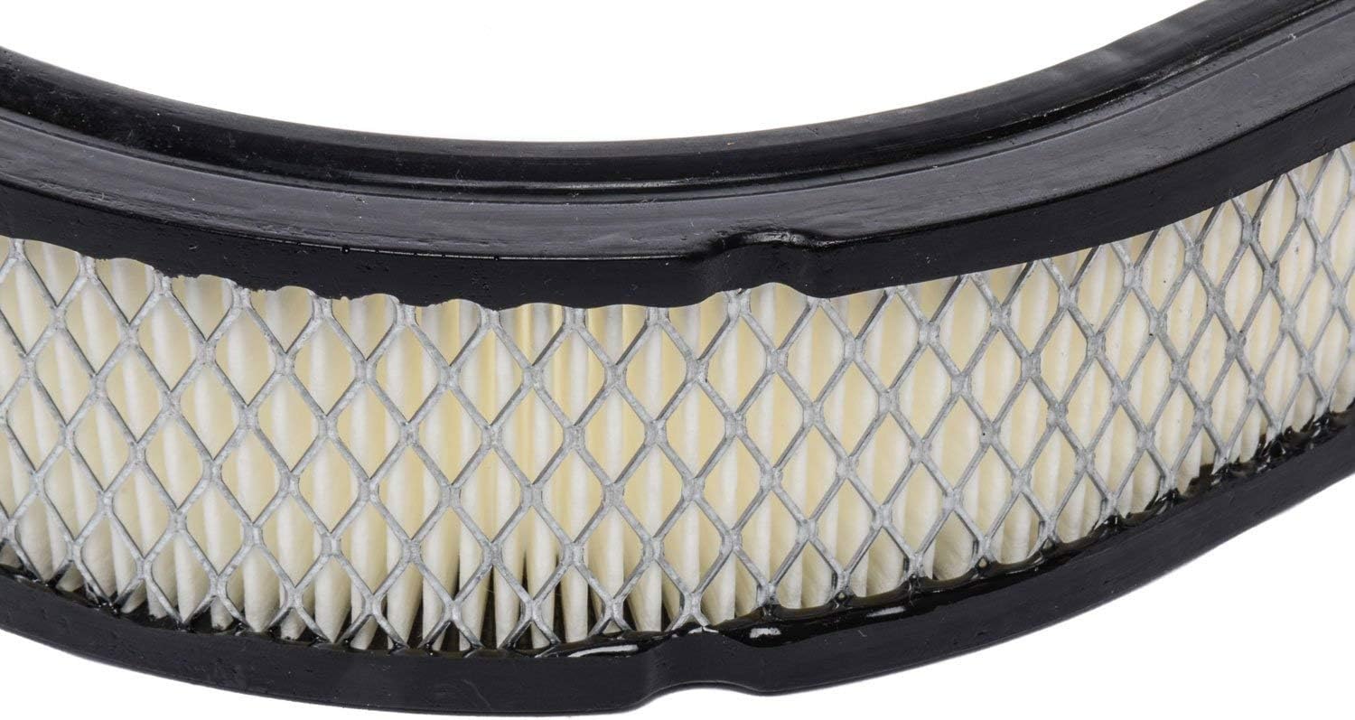 JEGS Finned Aluminum Air Cleaner | Oval 12” x 8 3/8 “ x 3” | Black Cast Aluminum Top | Fits 5 1/8 “ Diameter Neck