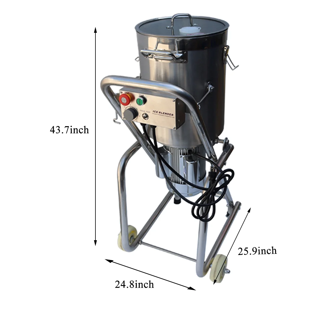 PreAsion Electric Food Chopper Processor for Meat Fruit Herbal 32L 1400r/H