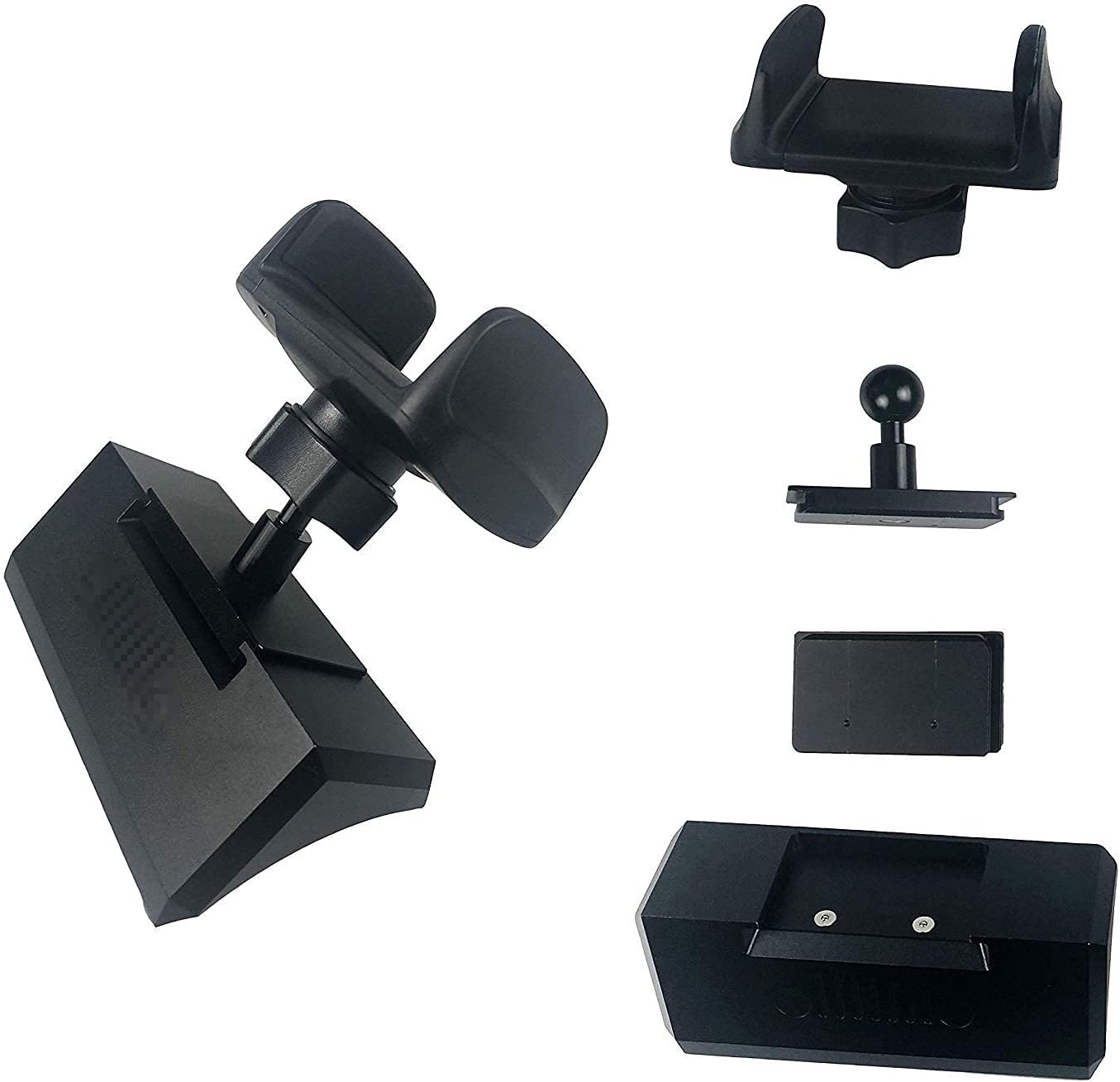 Bestaoo Car Mount Phone Holder with Storage Box, Dash Tray Multi-Mount Phone Stand for Jeep Wrangler JL JLU Gladiator 2018-2021