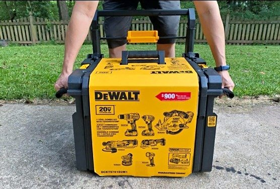 DeWALT DCKTS781D2M1 20V MAX Cordless Li-Ion 7 Tool Combo Kit w/Tough System.