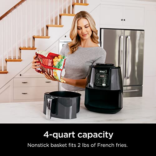 Ninja Air Fryer, Roast, Bake, Air Fry, Roast, Broil, Reheats, & Dehydrates, 4-in-1, Fries, Frozen Food, Veggies, and Juicy Meat, Less Oil, Easy Meals