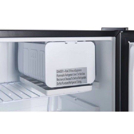 Galanz GL27S5 Single Door Compact Refrigerator - 2.7 cu ft - Stainless Steel