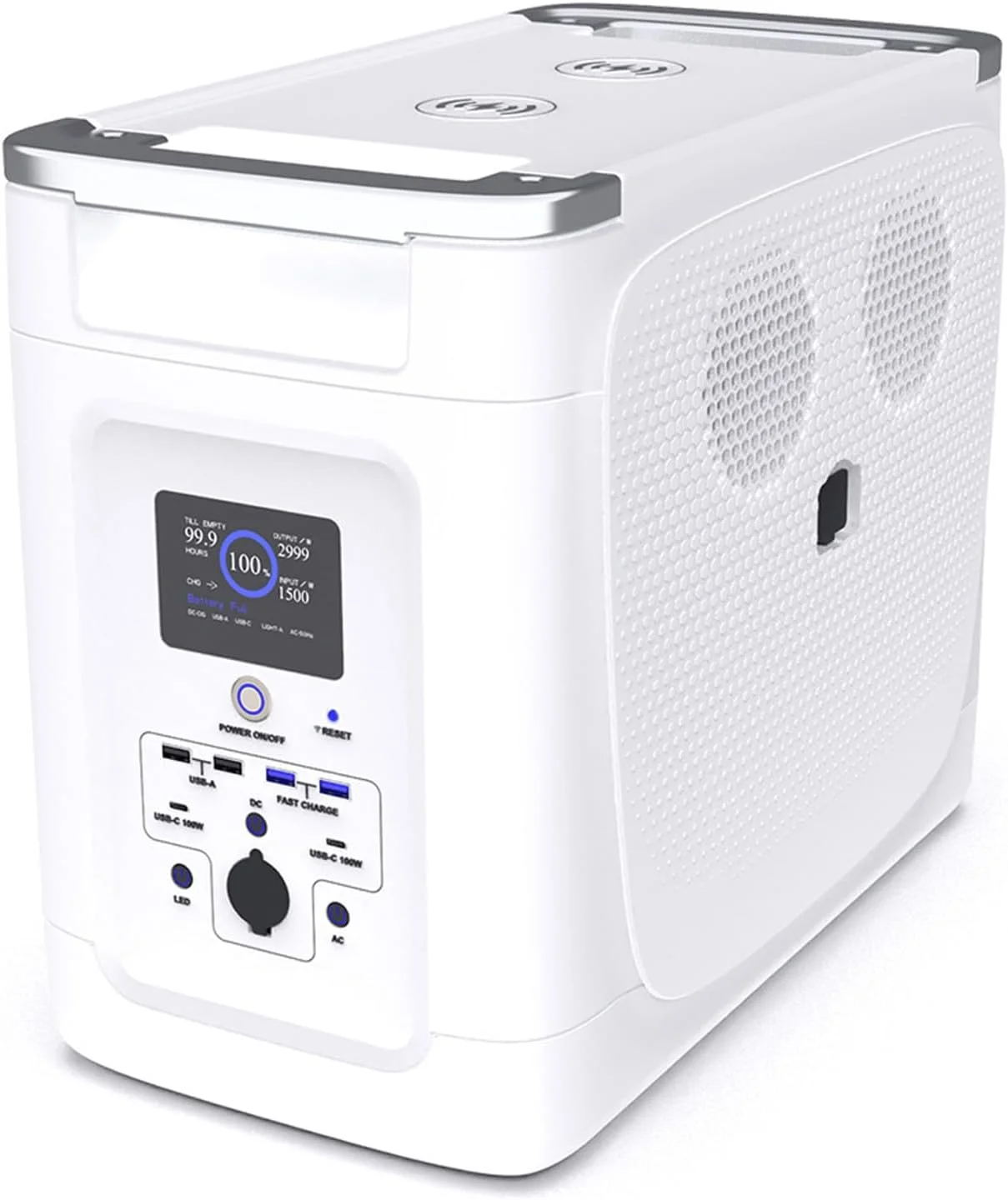 TopAutoGear Portable Power Station 2048Wh LFP Battery Backup,2000W AC Outlets (2500W Peak)