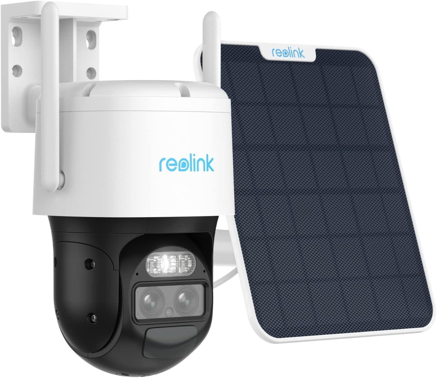 REOLINK Security Cameras Wireless Outdoor, Pan Tilt, Auto Tracking, 6X Hybrid Zoom, Solar Powered with 2K Color Night Vision, 2.4/5GHz WiFi