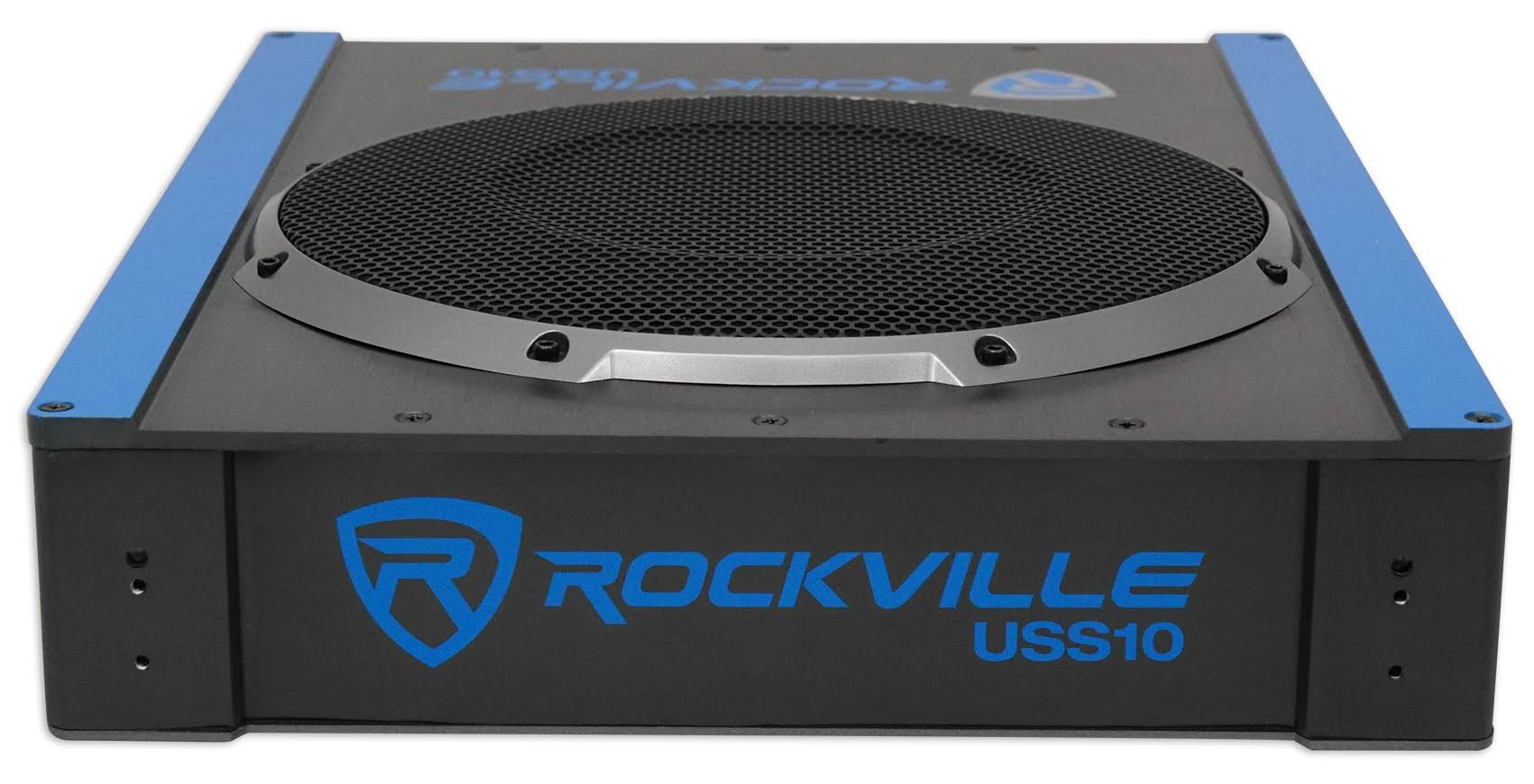 Rockville USS10 10x22 800W Under-seat Powered Car Subwoofer SUB