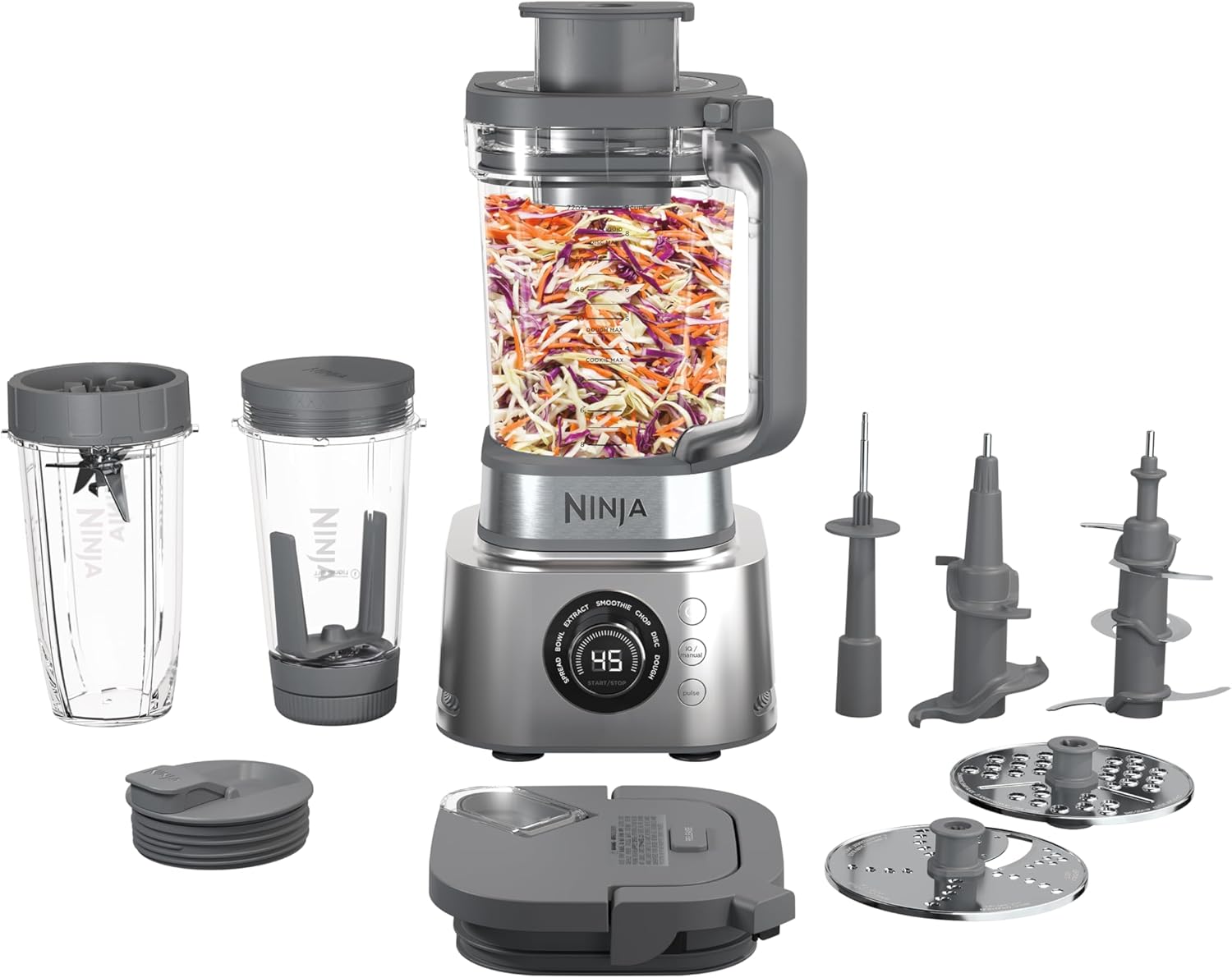 Ninja SS401 Foodi Power Blender Ultimate System with 72 oz Blending & Food Processing Pitcher