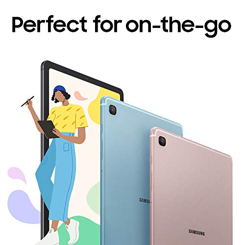 SAMSUNG Galaxy Tab S6 Lite 10.4" 64GB Android Tablet w/Long Lasting Battery, S Pen Included, Slim Metal Design, AKG Dual Speakers, US Version