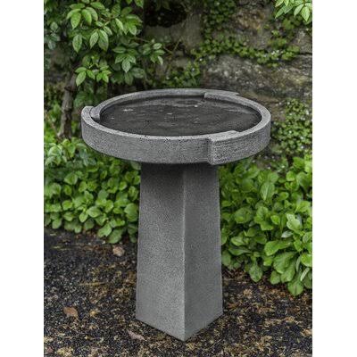 Concept Birdbath Campania International Color: Alpine Stone