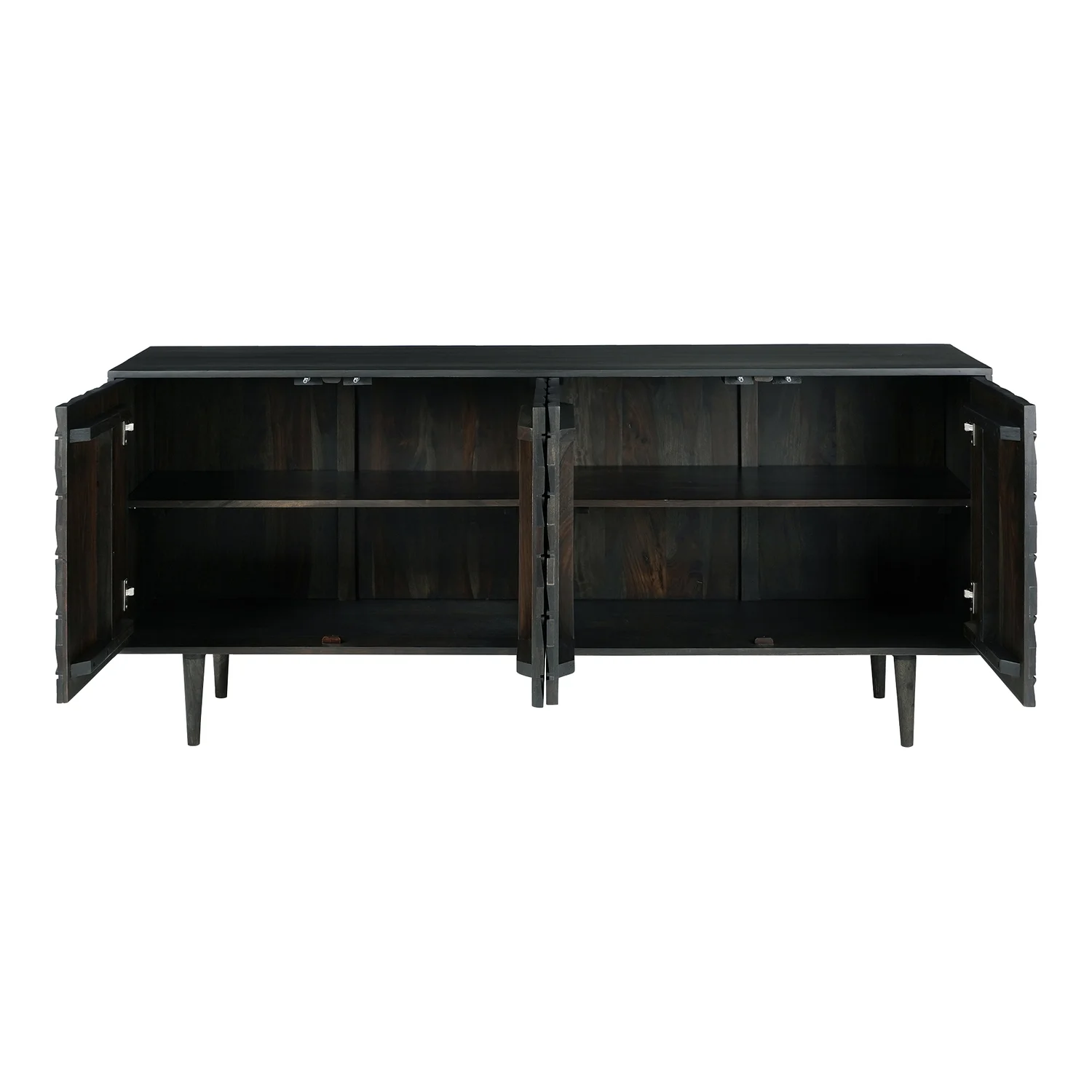 Moe's Home Collection Pablo 4 Door Sideboard Black