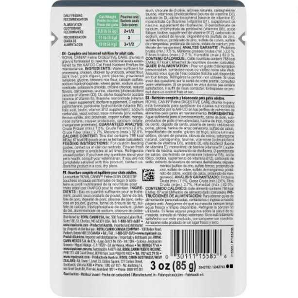Royal Canin Digest Sensitive Chunks in Gravy adult Cat Food - Pet Supplies online store