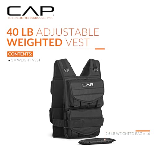 CAP Barbell Adjustable Weighted Vest | Various Sizes