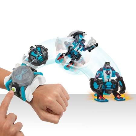 Ben 10 Omni-launch Battle Figures- Omni-Enhanced Four Arms Cannonbolt u0026 Wildvine