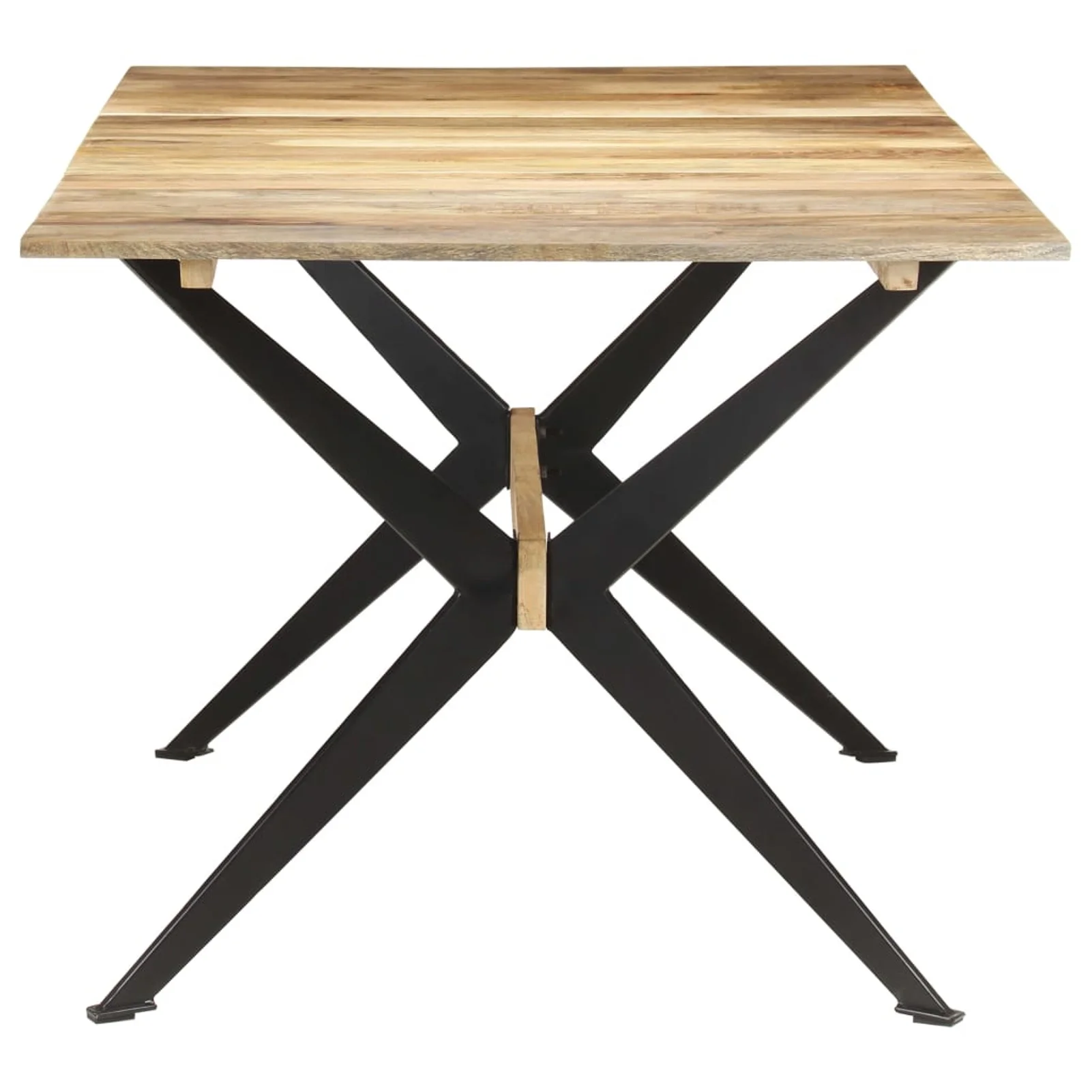 Anself Dining Table 70.9"x35.4"x29.9" Solid Mango Wood
