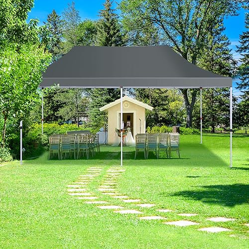 10x10 Pop Up Canopy Tent with 4 Sidewalls and Mesh Windows 2.0