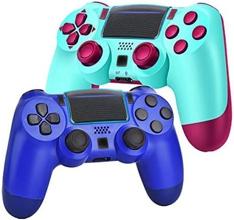 AUGEX 2 Pack Game Controllers Compatible for PS4,Wireless Controller Work with Playstation 4 Console