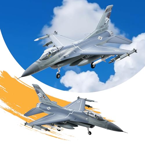 Fms Rc Planes for Adults EDF Jet Remote Control Airplane Fighting Falcon 64mm F16 Battlefield Gray 6 Channel Hobby Rc Airplanes PNP (No Radio