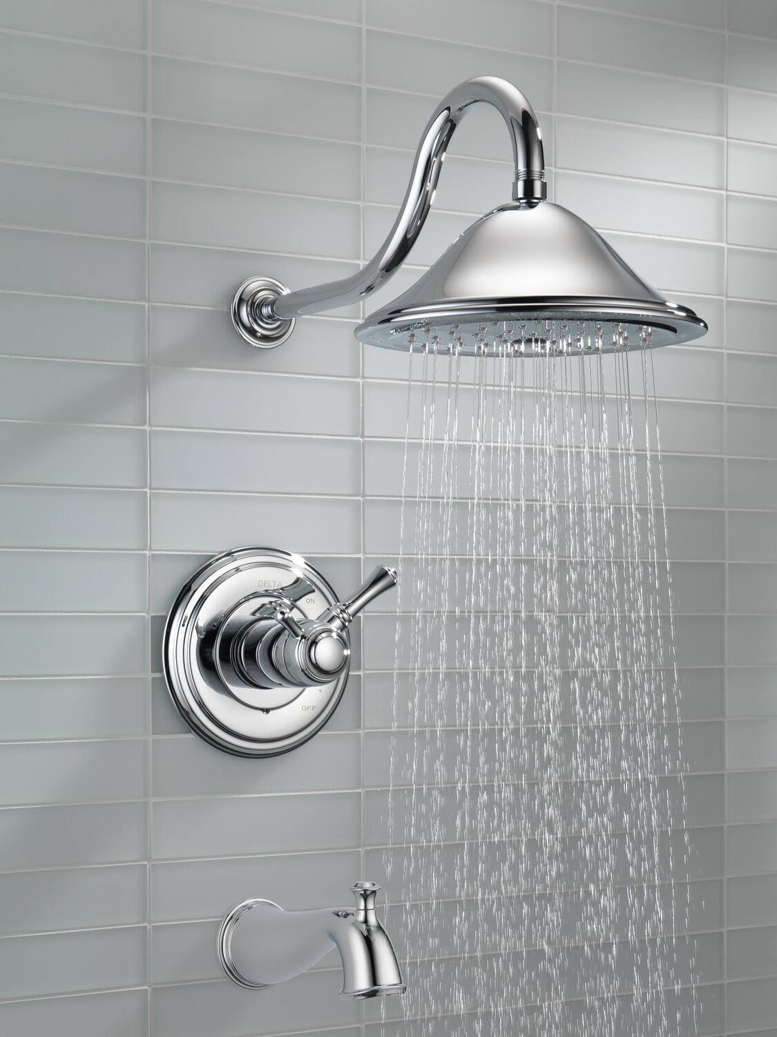 Delta T17T497-PN Cassidy MultiChoice 17T Series Tub and Shower Trim - Polished Nickel