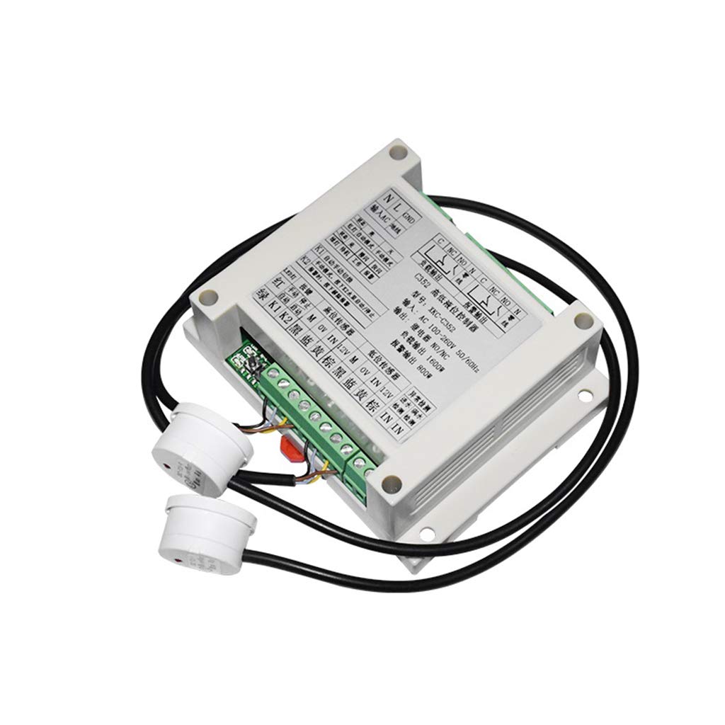Taidacent Automatic Water Level Controller Water Pump Controller Water Tank Automatic Filling System Either to Fill or Empty a Tank Two Non Contact