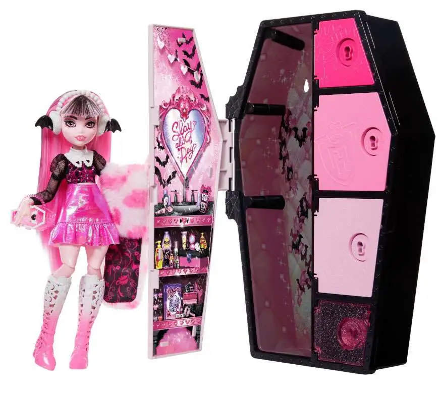 Monster High Skulltimate Secrets Fearidescent Draculaura Doll