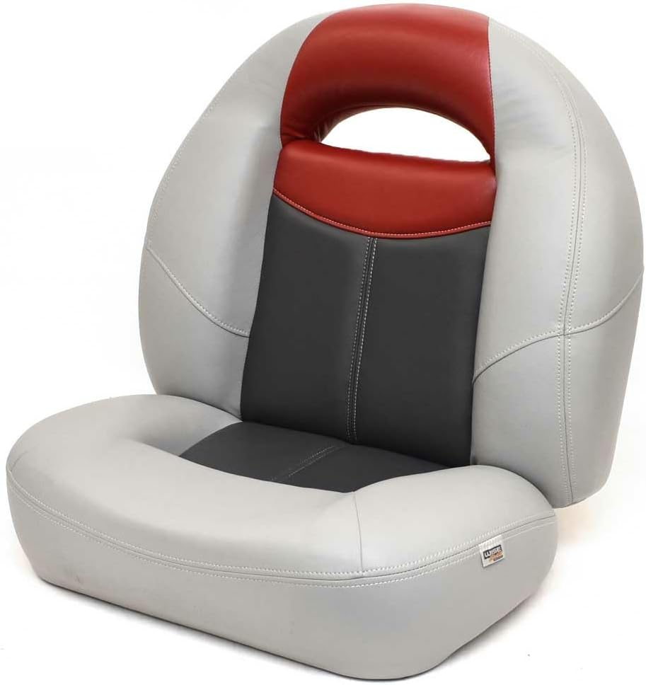 Wise Boat Compact Bucket Seat 8WD1451-841 | Blast-Off Gray Red