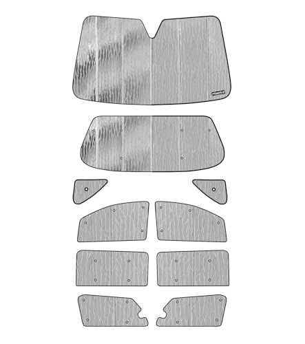 Window Sun Shade for 2011-2020 Toyota Sienna, Premium Folding Sunshade（Full Set