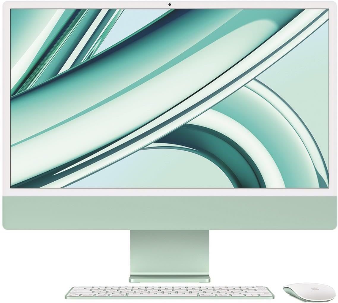 Apple 2023 iMac All-in-One Desktop Computer with M3 chip: 24-inch Retina Display, 8-core CPU, 8-core GPU, 16GB Unified Memory, 256GB SSD Storage