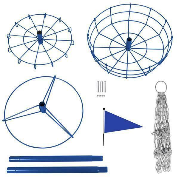 Disc Golf Goal Target Basket Practice Frisbee Game Cross Chain Outdoor