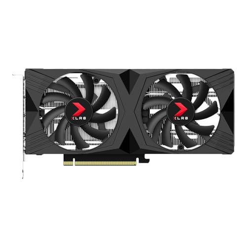 PNY GeForce RTX&trade; 4060 Ti 8GB Verto&trade; OC Dual Fan Graphics Card DLSS 3 (128-bit, PCIe 4.0, GDDR6, HDMI/DisplayPort, Supports 4k, 2 Slot)