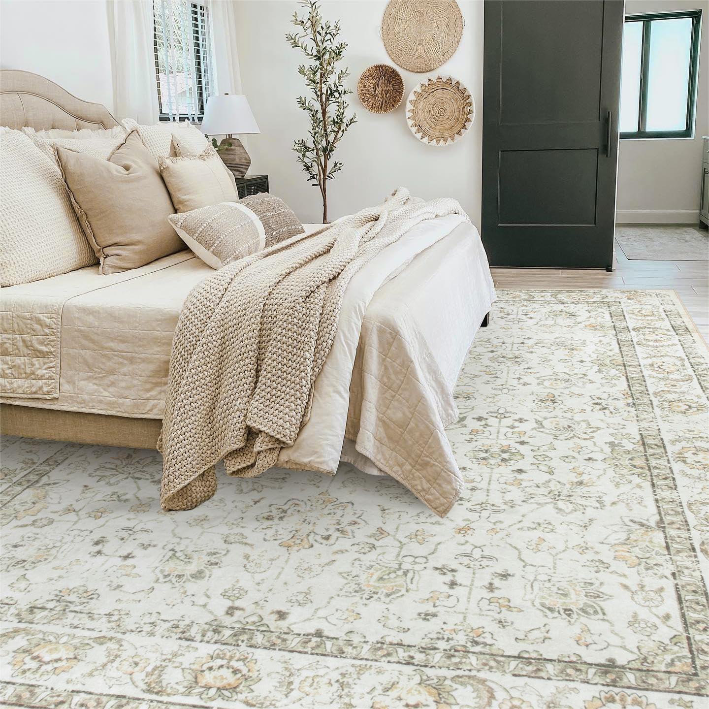 LIVEBOX Machine Washable Area Rugs 9x12 for Living Room