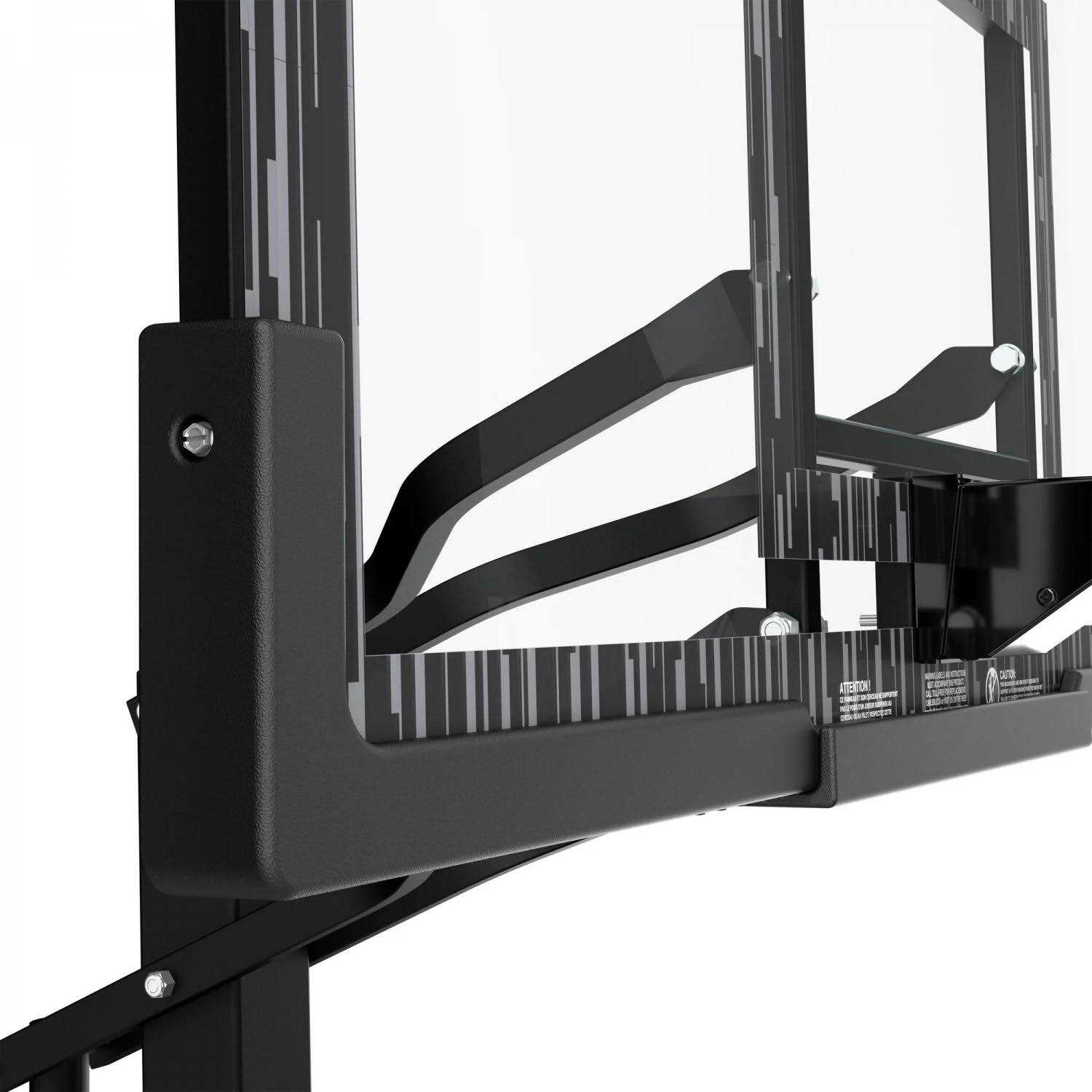 Spalding 60 in. Acrylic Screw Jack Portable Basketball Hoop System - Sports Supplies Online Store