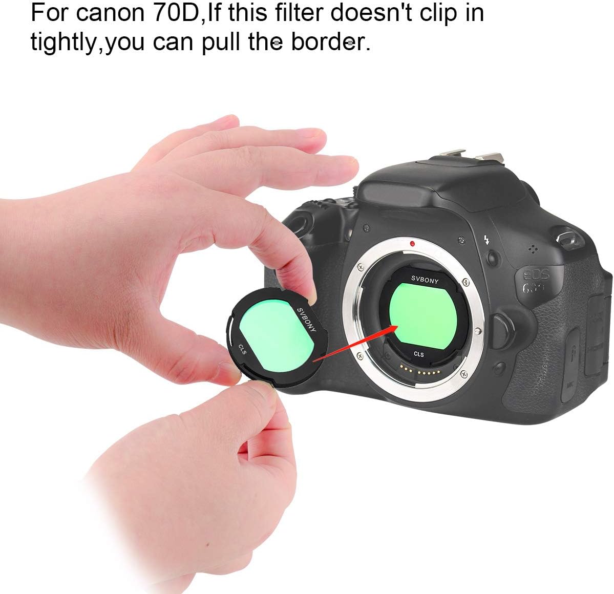 SVBONY Telescope Filter 2 inches CLS Filter City Light Pollution Reduction Filter Broadband Filter Suitable for Deep Sky Visual Astronomical