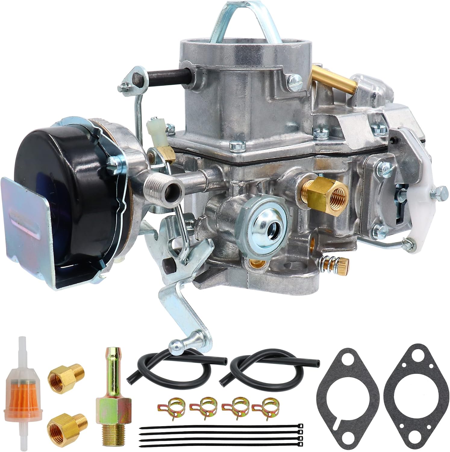 NENKUTEN Autolite 1100 1 Barrel Carburetor Straight 6 Cylinder 170/200 CID Engines for 1963-1969 Ford Mustang Falcon Ranchero Club Wagon Mercury