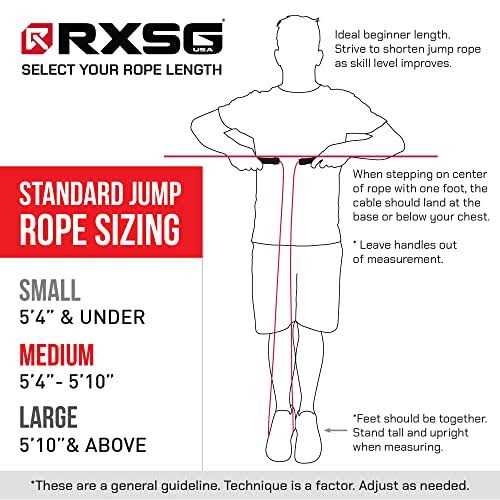 Rx Smart Gear Jump Rope Black Ops Ergonomic Handles with Trans Black Cable Buff 3.4 - Sports Supplies Online Store