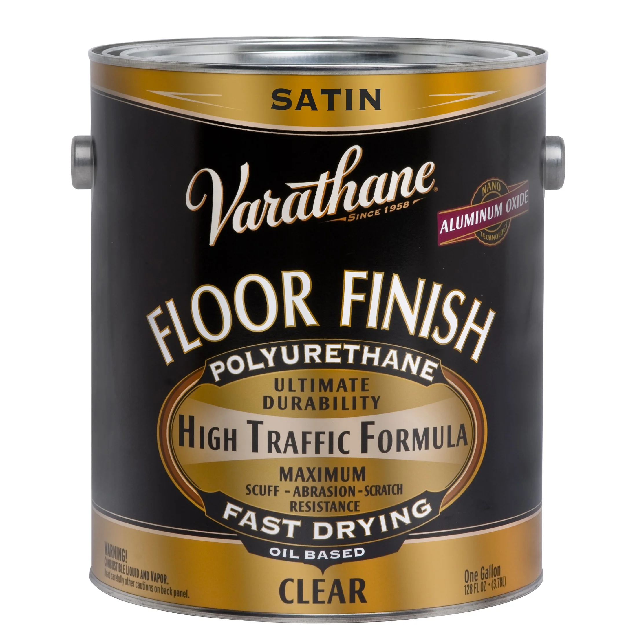 Clear(350 Voc), Varathane Classic Wood Floor Finish ( Oil-Based) Satin - 214552, Gallon- 2 Pack
