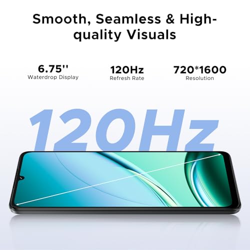 DOOGEE Note 59 Pro Unlocked Cell Phone 5G Android 15,32GB+256GB/TF 2TB Android Phone,6250mAh Battery,6.75"HD+120Hz Cellphone,16MP+8MP