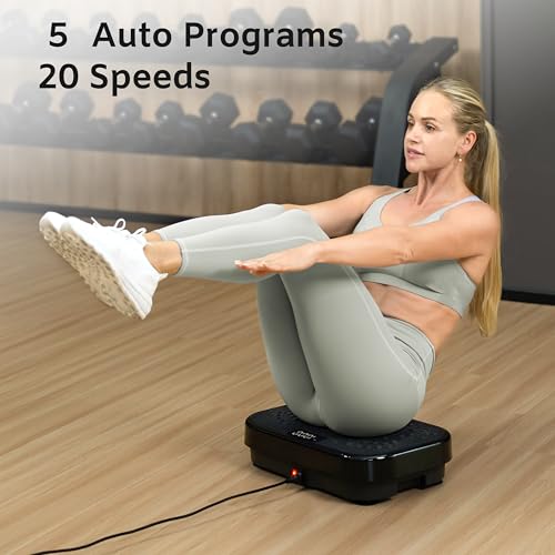 TheNeat Vibration Plate Exercise Machine, Whole Body Workout Vibration Fitness Platform, 330 Lbs Capacity