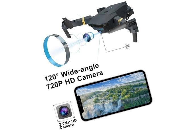 Quadcopter Drone with Camera Live Video, Eachine E58 WiFi FPV Quadcopter with...
