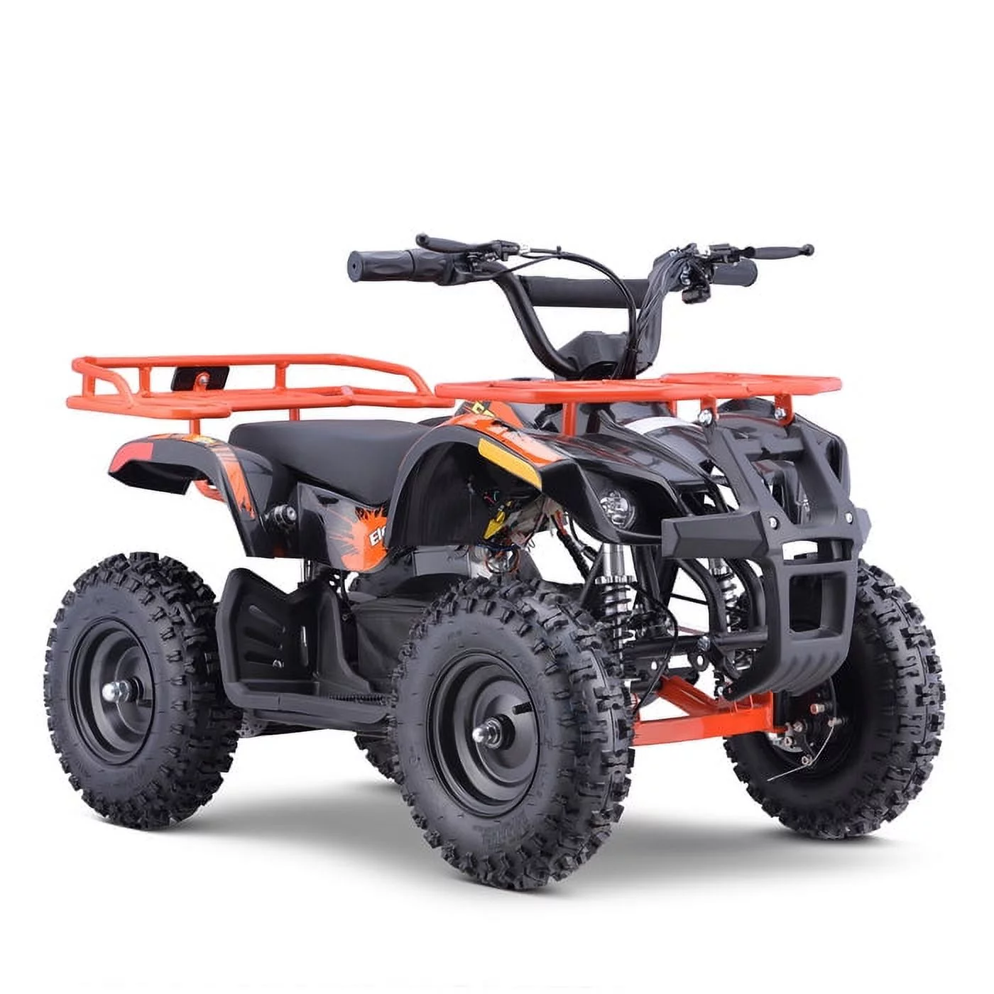 HOVER HEART Dirt Quad 500 for Kids Teenager, 36V Electric 4-Wheeler for Teens, X-Large Metal Frame, Speed Control, Suspension, Disc Brake