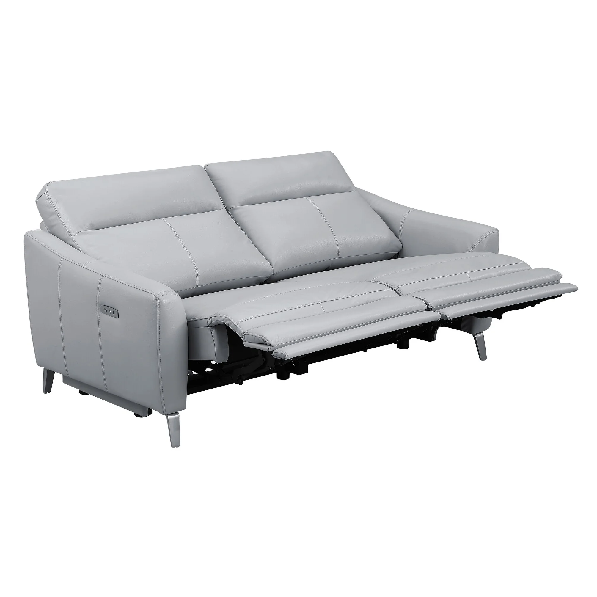 Boyd 3-piece Power Reclining Living Room Set Blue/Silver