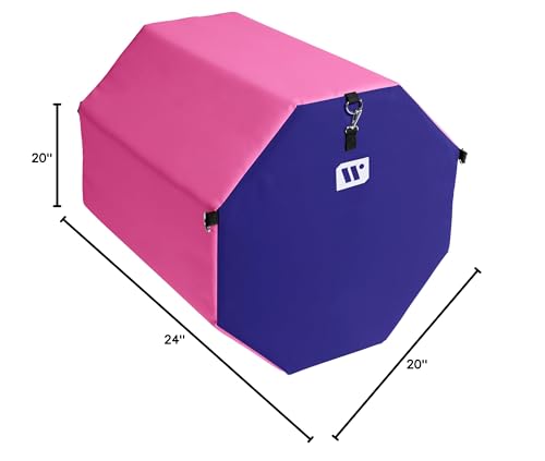 We Sell Mats Gymnastics Octagon Skill Shape Tumbling Mat, Somersault Backbend Trainer for Gymnastics, Cheerleading and Martial Arts