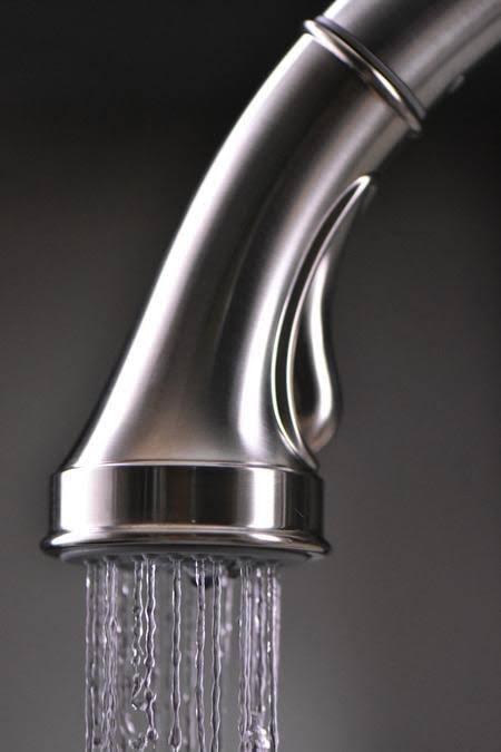 Hansgrohe 04215800 Steel Optik Talis C 2-Spray HighArc Pull-Down Kitchen Faucet