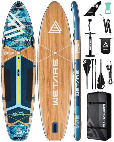 11'6"x35" Inflatable Paddle Board, 450lbs Extra Wide Stand Up Sup Board for Adults
