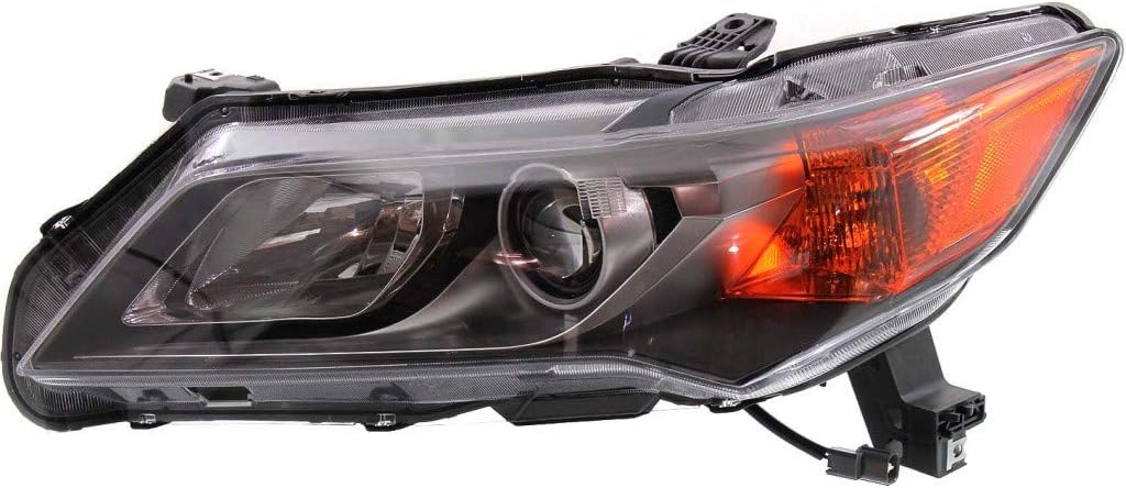 For Acura ILX Headlight Assembly 2013 2014 2015 Driver and Passenger Side Pair/Set | Halogen | AC2502121 + AC2503121 | 33150TX6A02 + 33100TX6A02