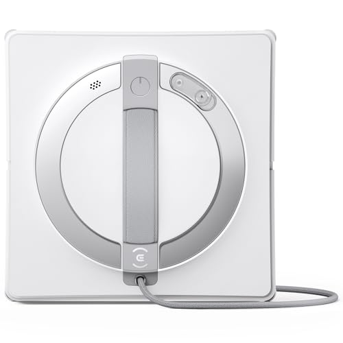 ECOVACS Winbot W1 Pro Window Cleaning Robot, Intelligent Cleaning with Dual Cross Water Spray Technology, Win SLAM 3.0 Path Planning