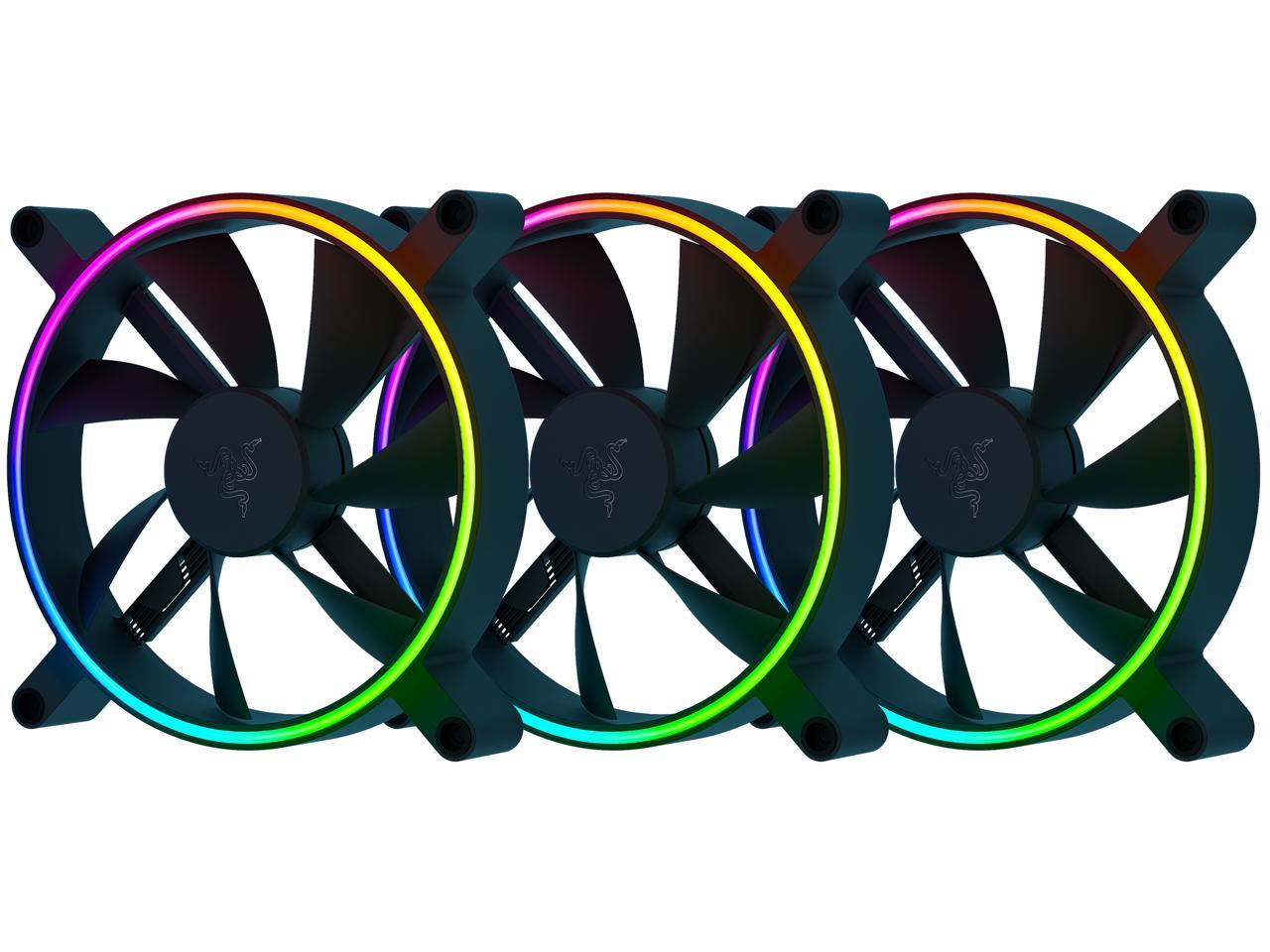 Razer Kunai Hydraulic 140MM aRGB PC Fan: Quiet, Powerful aRGB Fans - PWM Fan Controller Support & Connect Up to 8 Fans