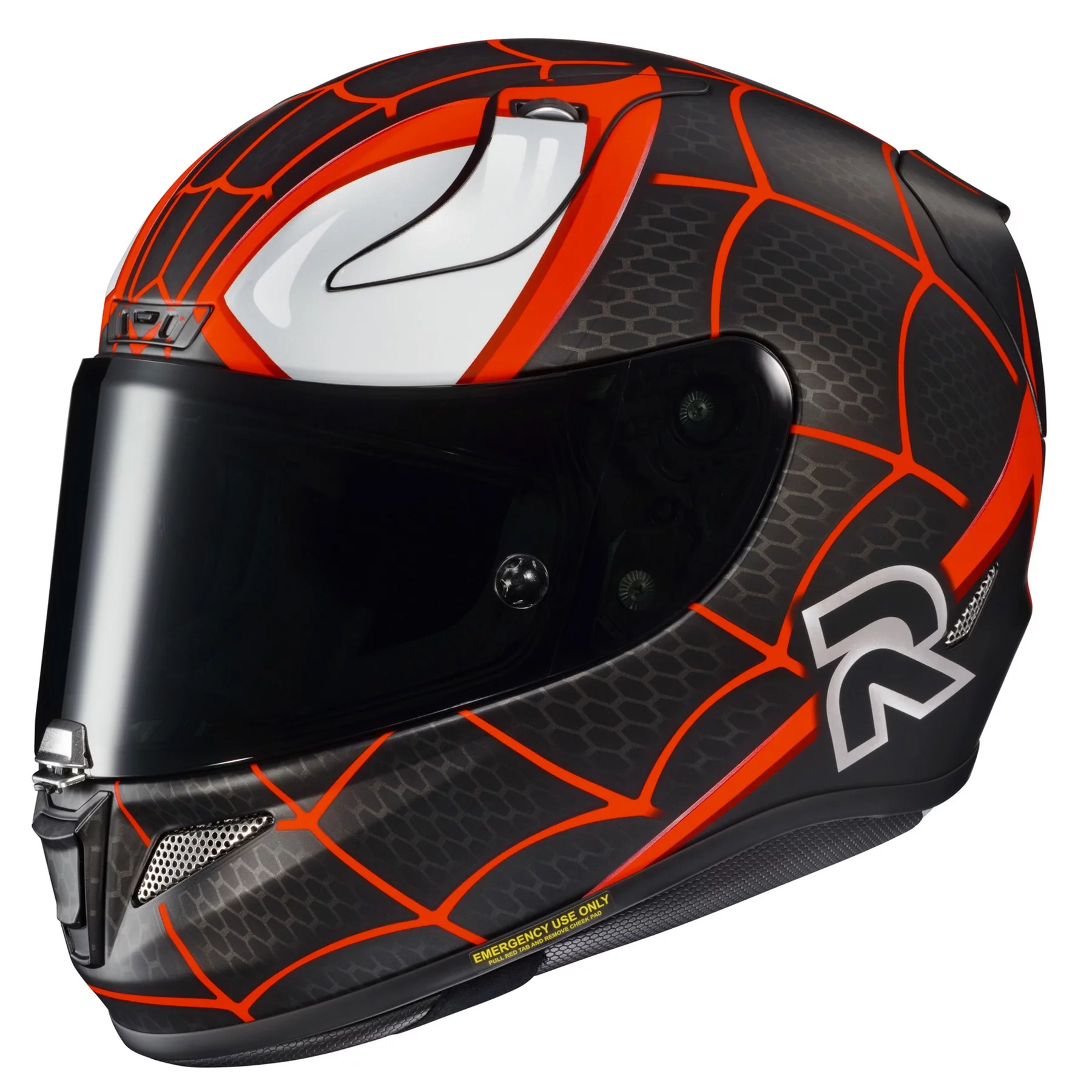 HJC RPHA 11 Pro Miles Morales Motorcycle Helmet Black/Red XL